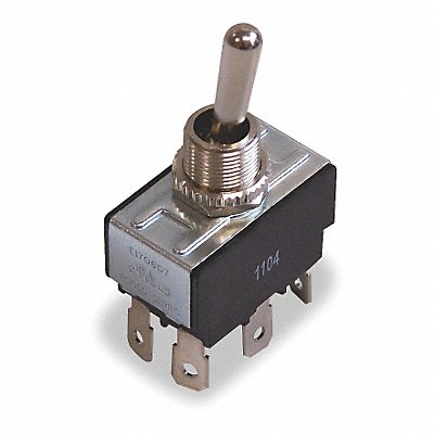 Toggle Switch DPDT 10A @ 250V QuikConnct