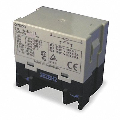 H8132 Enclosed Power Relay 4 Pin 24VAC SPST-NO