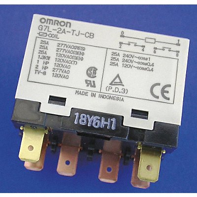 H8116 Enclosed Power Relay 6 Pin 24VDC DPST-NO