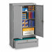 Lateral File Drawer Cabinet 3 Shelf Gray