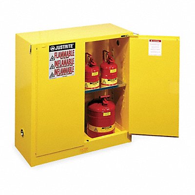 E4578 Flammable Safety Cabinet 30 gal Yellow