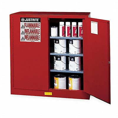 Paints and Inks Cabinet 40 gal Red