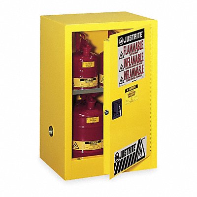 E4584 Flammable Safety Cabinet 12 gal Yellow