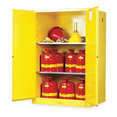 Flammable Safety Cabinet 90 gal Yellow