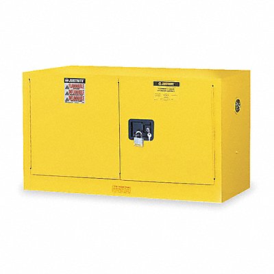 Flammable Safety Cabinet 17 gal Yellow