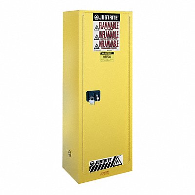 Flammable Safety Cabinet 22 gal Yellow