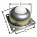 Ball Transfer Flange 1-1/2 Ball Dia.