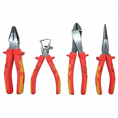 Insulated Plier Set Insulated 4 Pcs