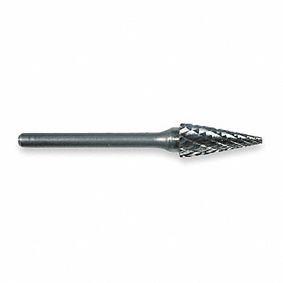 Carbide Bur Pointed Cone 1/8 Double Cut