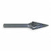 Carbide Bur Pointed Tree 3/8 Double Cut