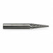 Carbide Bur Pointed Cone 1/4 Double Cut