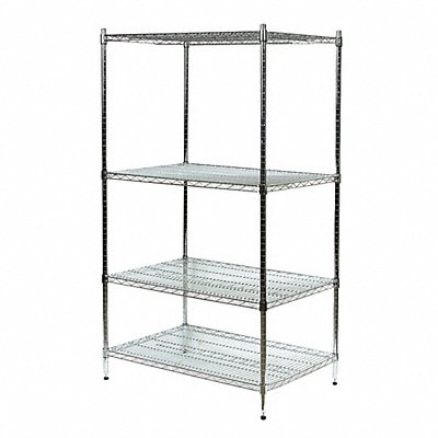 Wire Shlv Unit Cap 600 lb 24inx63inx60in