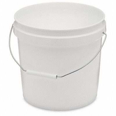 Pail Polyethylene White Open Head