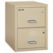 Vertical File w/ Safe 2 Drawer Legal