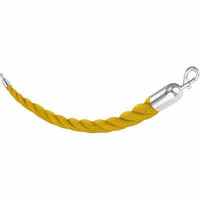 Barrier Rope Polypropylene Yellow 10 ft.