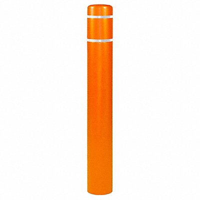 Bollard Cover 7 In Dia 60 In H Orange