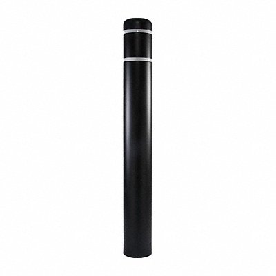 Bollard Cover 7 In Dia 60 In H Black