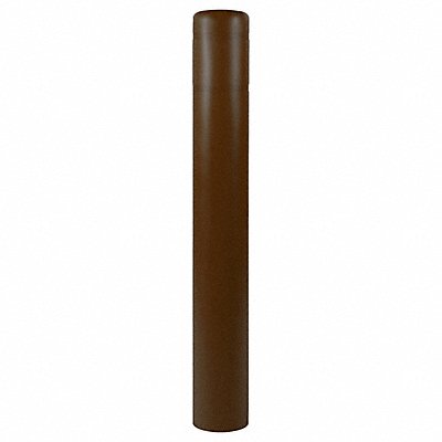 Bollard Cover 7 In Dia 60 In H Brown