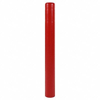 Bollard Cover 60 In H Red with No Tape