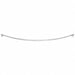 Curved Shower Rod 57 3/4 in L Satin PK6