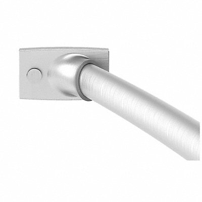 Curved Shower Rod SS 60 in L Satin PK6