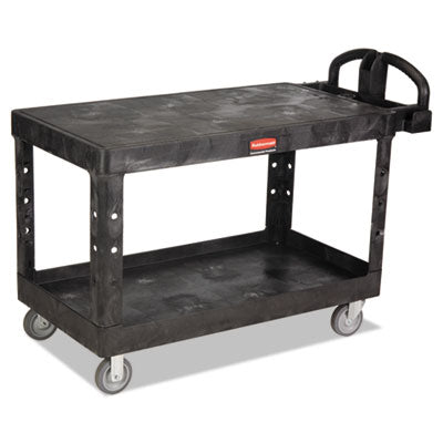 CART,UTILITY,FLAT SHLF,BK