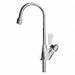 Sink Faucet Self Closing Lever Gooseneck