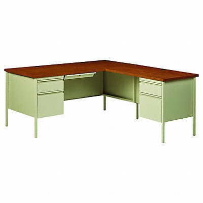 L-Shape Desk 66 W 29-1/2 H 72 D