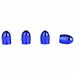 Anodized Valve Caps 4 Pc. Blue