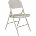 Folding Chair Gray 18-1/4 in PK4