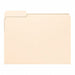 Manila File Folder Letter 1/3Cut PK100