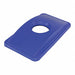 Recycling Bin Cutout Lid Rnd 23Gal Blu