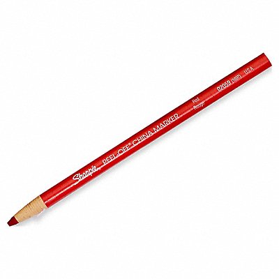 F8722 Peel-Off China Marker Standard Red PK12