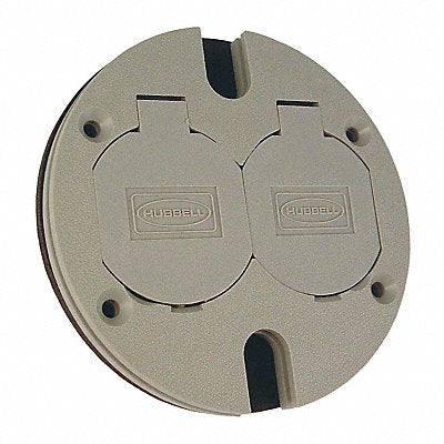 Cover Nm Round Duplex Flip Lids Gray