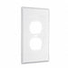 Jumbo Wallplate 1-Gng Duplex Wt Textured