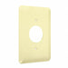 Maxi Wallplate Rcptcle 1.40 Hole Ivory