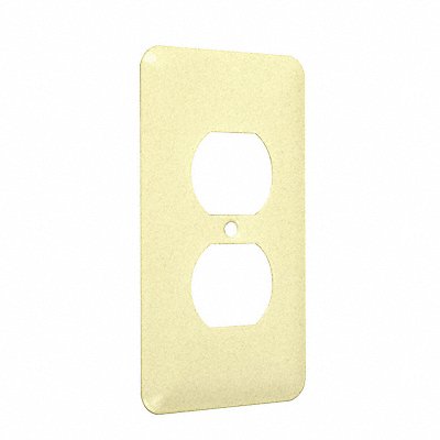 Princess Wallplate Duplex Ivory Textured