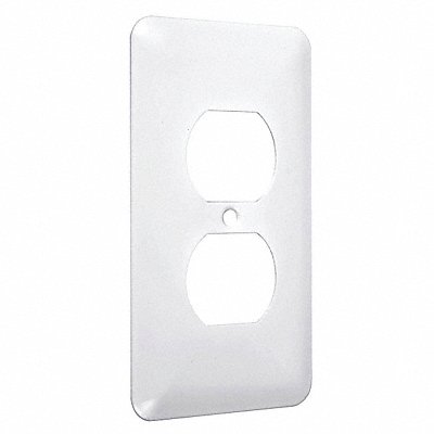 Princess Wallplate Duplex White Smooth