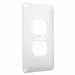 Princess Wallplate Duplex White Smooth