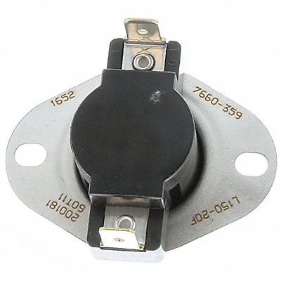 Switch Lower 150 deg Open/130 degF Close