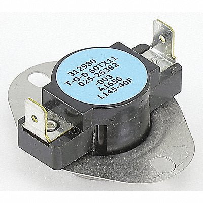 Switch SPST Roll-Out 145 Deg/105 Deg F