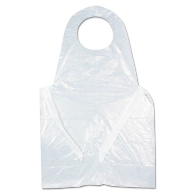 APRON,POLY,HVY,28'X46',WH