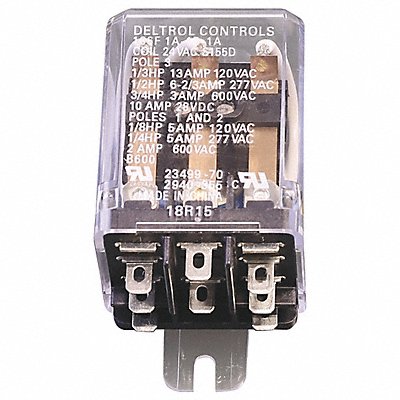 Plug-In Heat Relay 24V 3 Pole