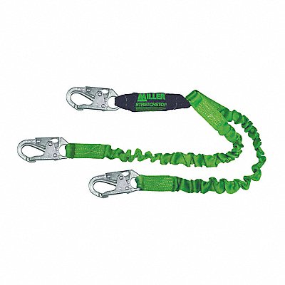 Shock-Absorbing Lanyard Green