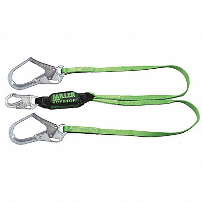 Shock-Absorbing Lanyard Green