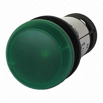 Raised Indicator Light Green 24VAC/DC