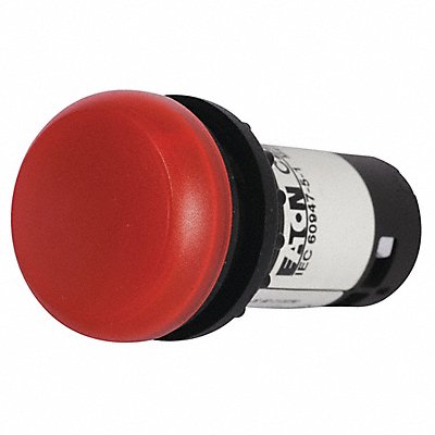 Raised Indicator Light Red 120VAC