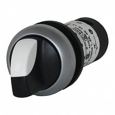 Non-Illum Selector Switch Knob Blk 22mm