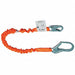 Shock-Absorbing Lanyard Orange