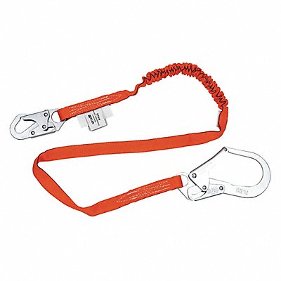 Shock-Absorbing Lanyard Black